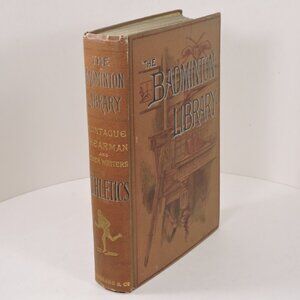 Antique 1898 ATHLETICS Hard Cover Book - Revised and enlarged 3rd Edition